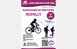 Randonnée du Cyclo club rumillien et 50 ans